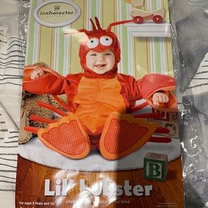 Lobster Costume.  Size 12 to 18 months.